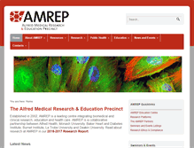 Tablet Screenshot of amrep.org.au
